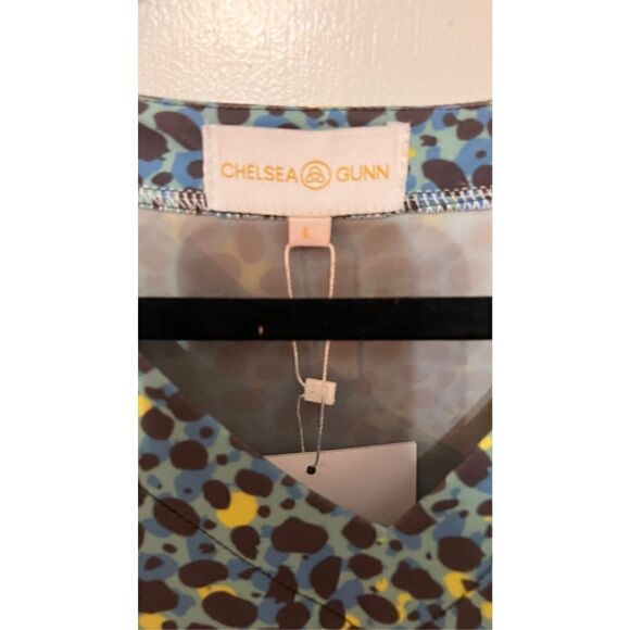 CHELSEA GUNN SPF CAP SLEEVE DRESS SIZE LARGE NEW WITH TAGS - Picture 5 of 10